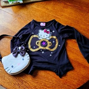 Hello Kitty shirt and purse